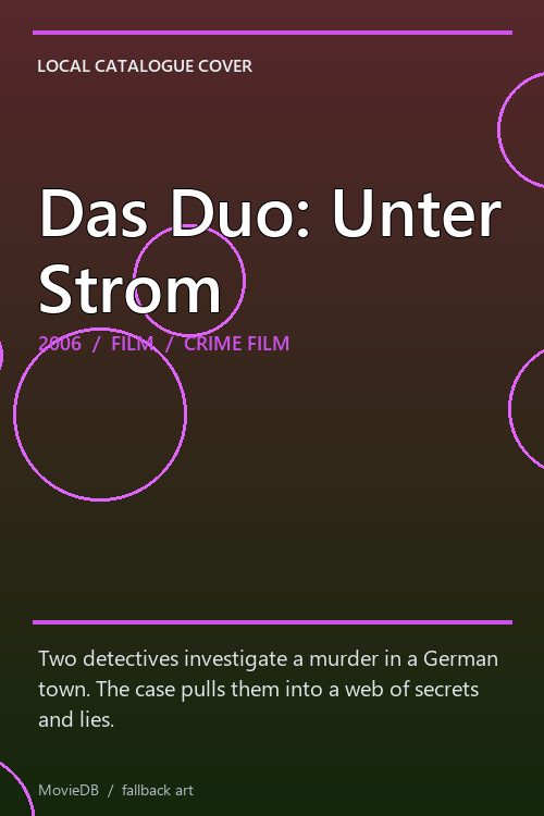 Das Duo: Unter Strom poster