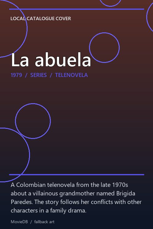 La abuela poster