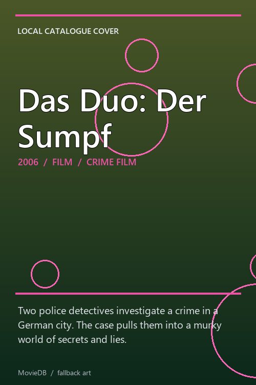 Das Duo: Der Sumpf poster