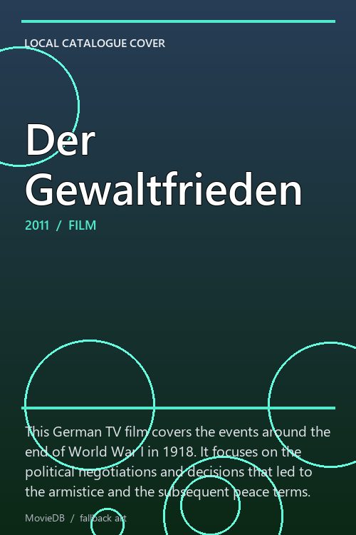 Der Gewaltfrieden poster