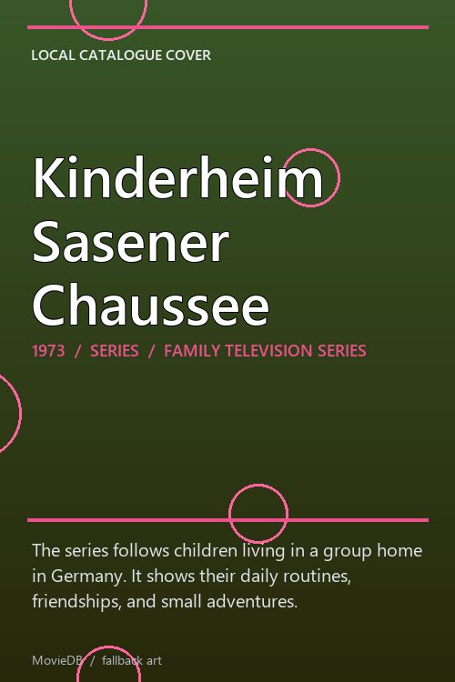 Kinderheim Sasener Chaussee poster