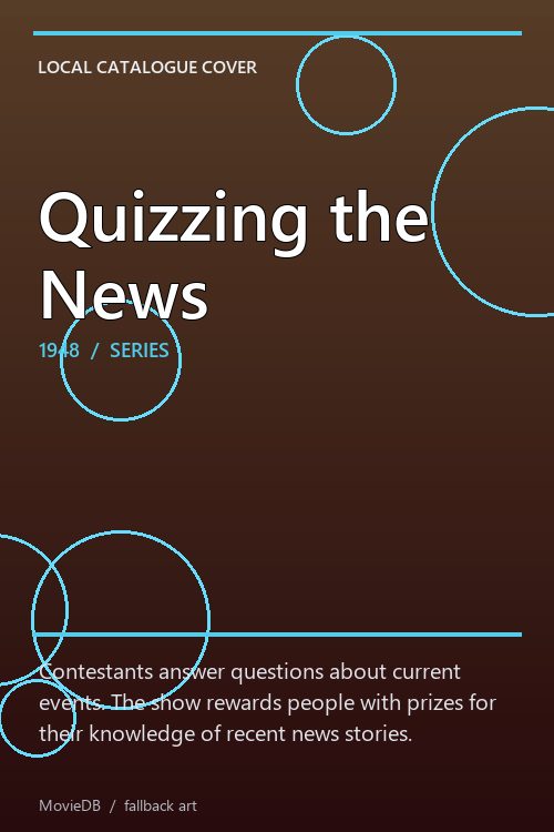 Quizzing the News poster