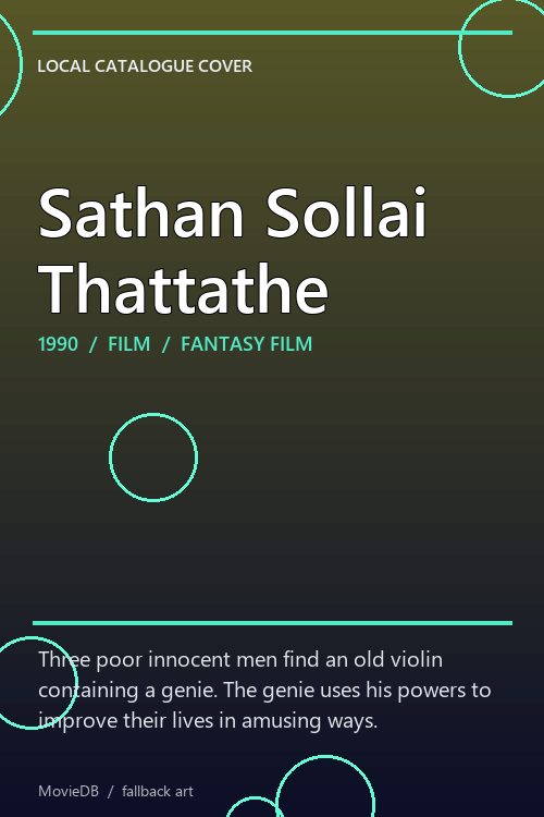 Sathan Sollai Thattathe poster