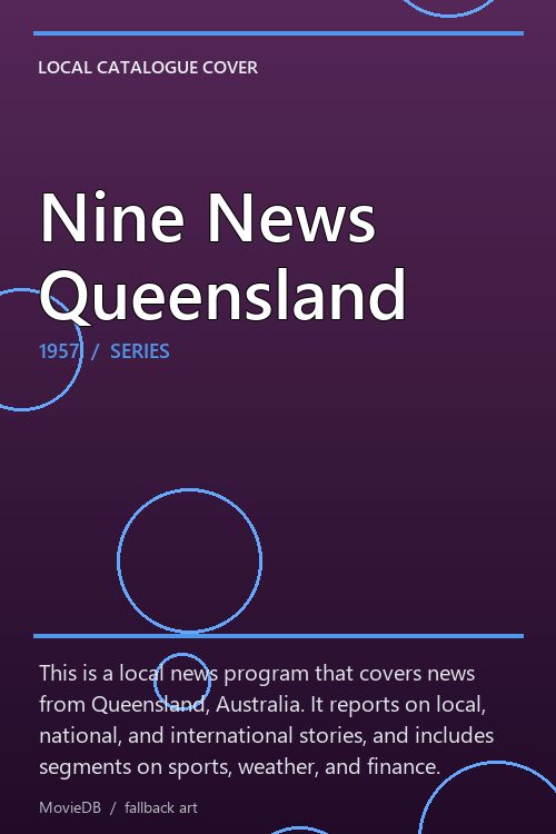 Nine News Queensland poster