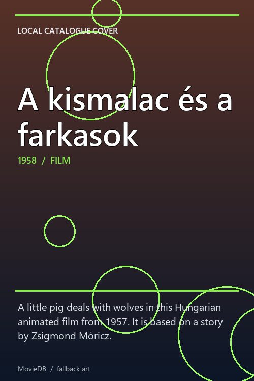 A kismalac és a farkasok poster