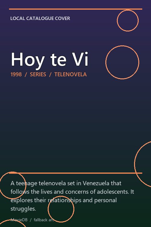 Hoy te Vi poster