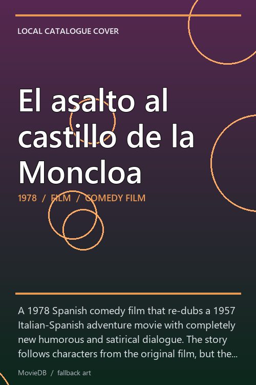 El asalto al castillo de la Moncloa poster
