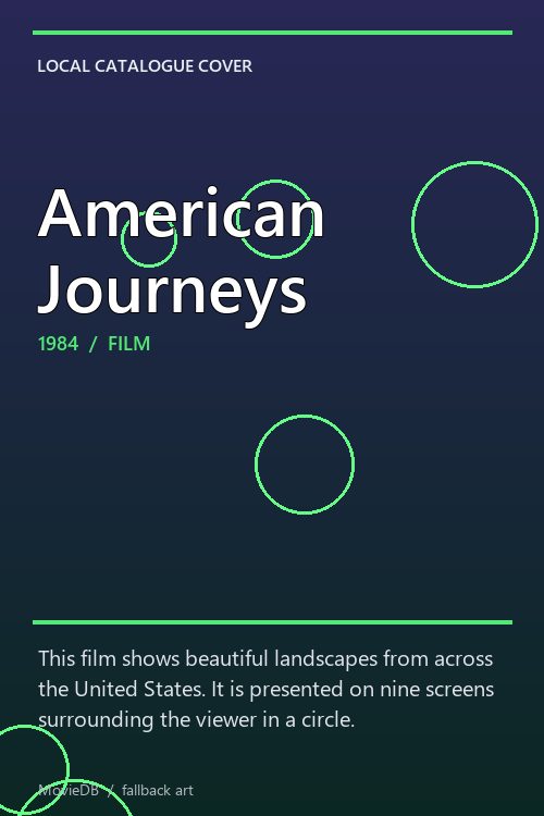 American Journeys poster