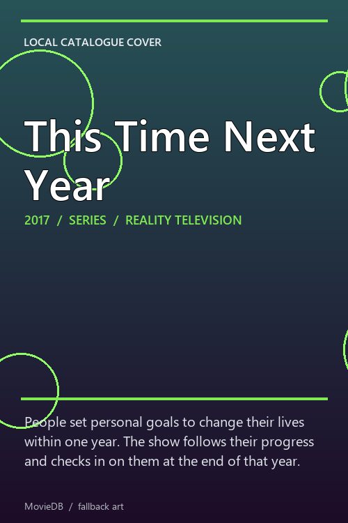This Time Next Year poster