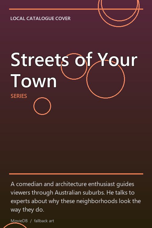 Streets of Your Town poster