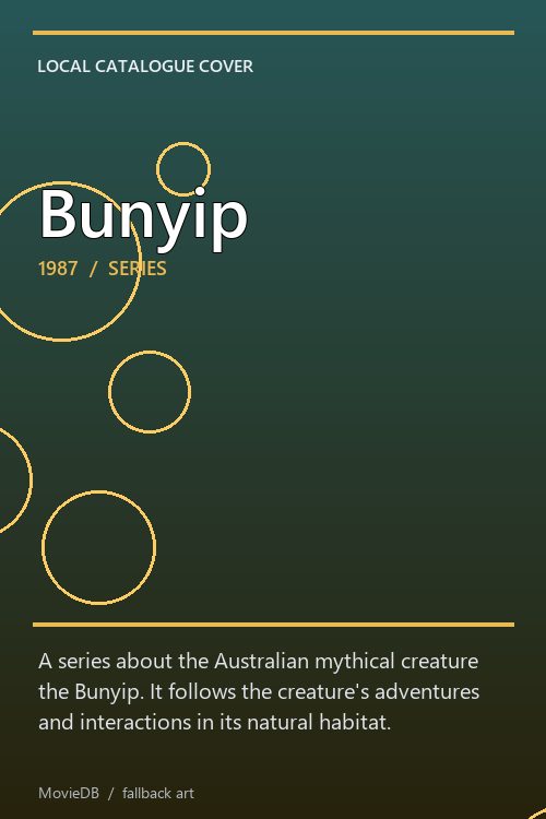 Bunyip poster