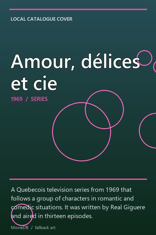 Amour, délices et cie poster