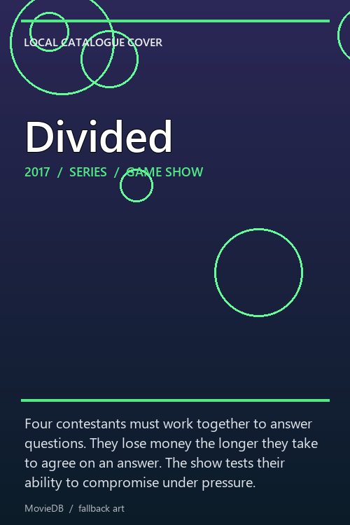 Divided poster