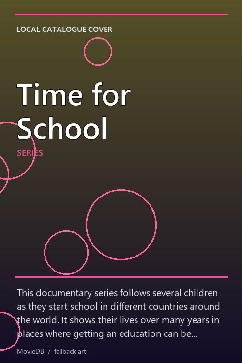 Time for School poster