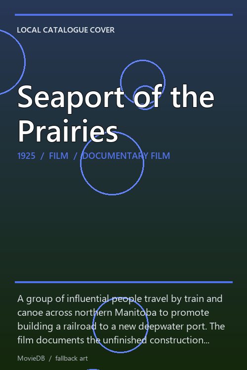 Seaport of the Prairies poster