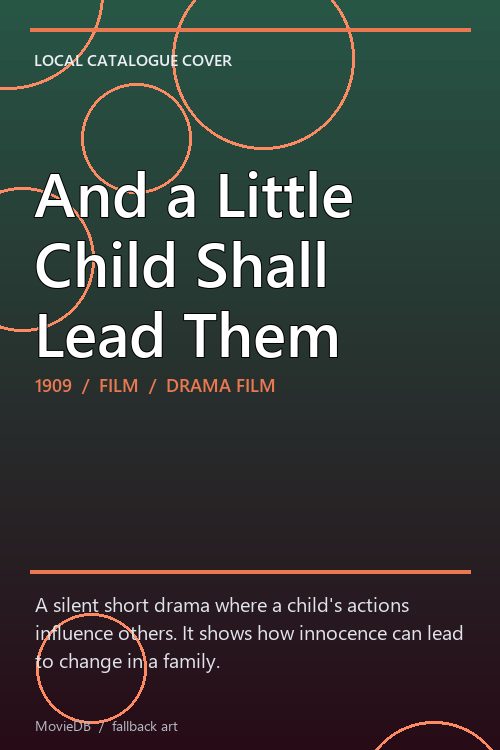 And a Little Child Shall Lead Them poster