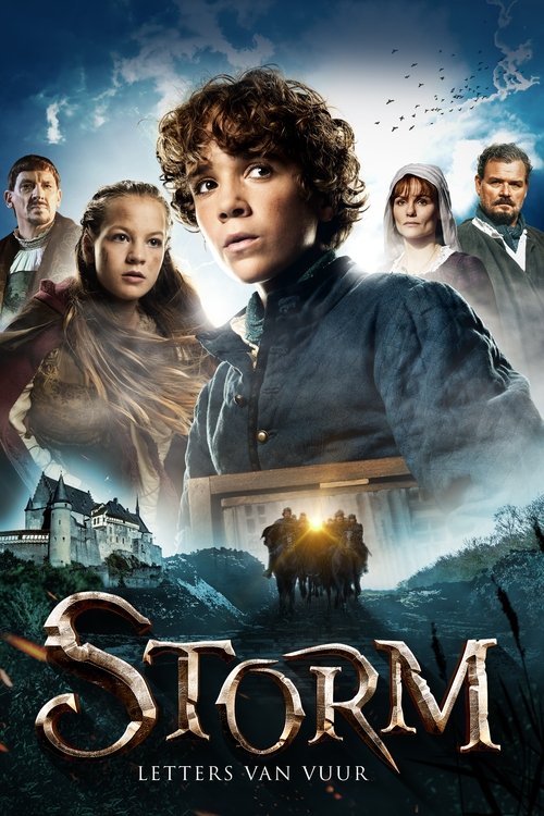 Storm. Letter of fire poster