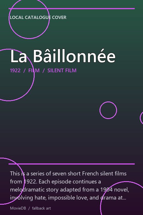 La Bâillonnée poster