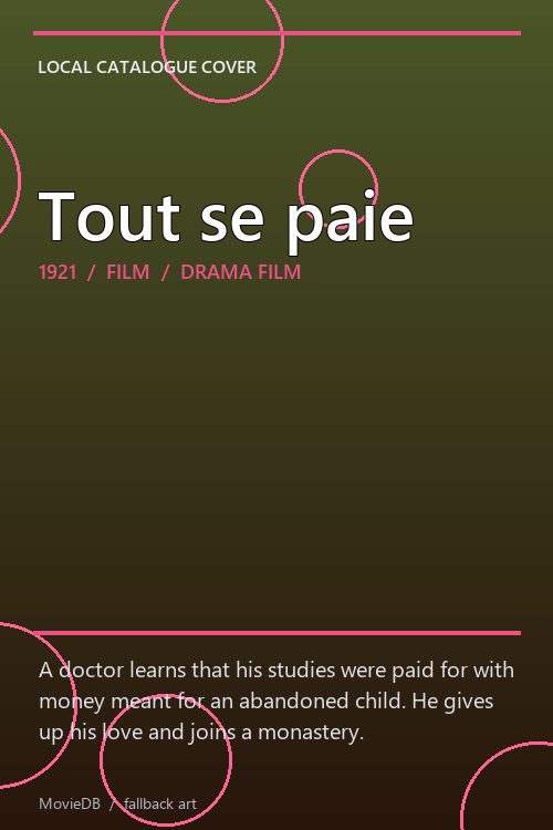 Tout se paie poster