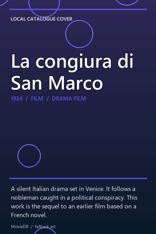 La congiura di San Marco poster
