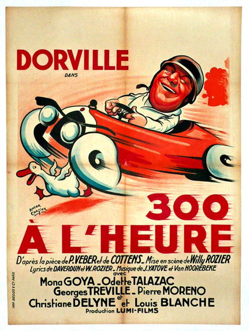 Trois cents à l'heure poster