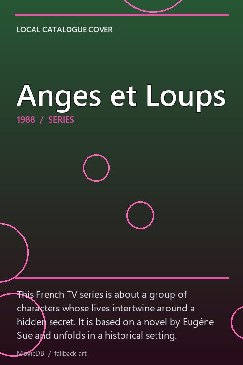 Anges et Loups poster