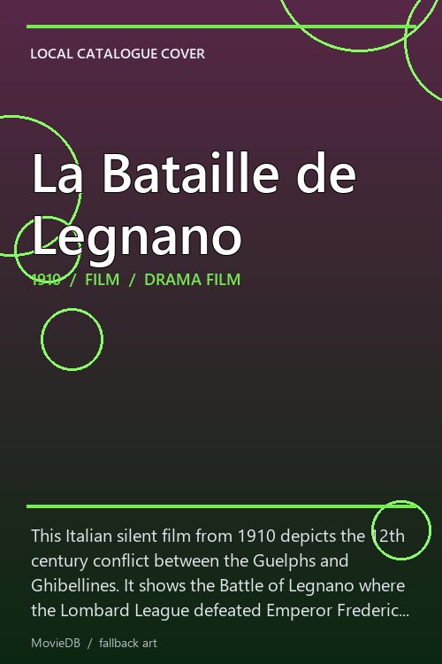 La Bataille de Legnano poster