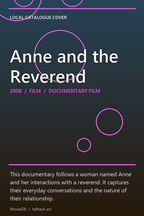 Anne and the Reverend poster