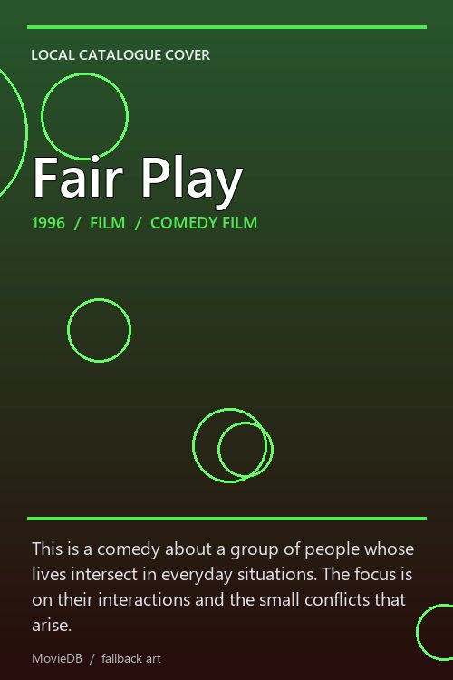 Fair Play poster
