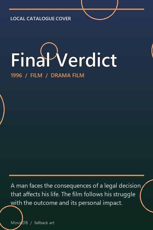 Final Verdict poster