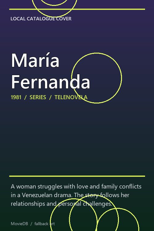 María Fernanda poster