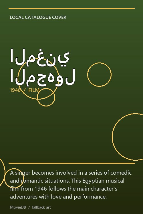 المغني المجهول poster