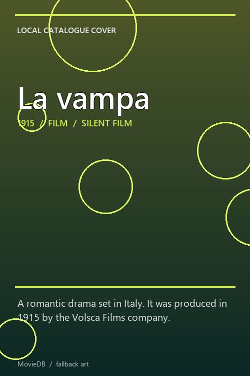 La vampa poster