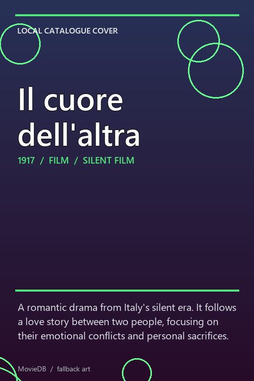 Il cuore dell'altra poster