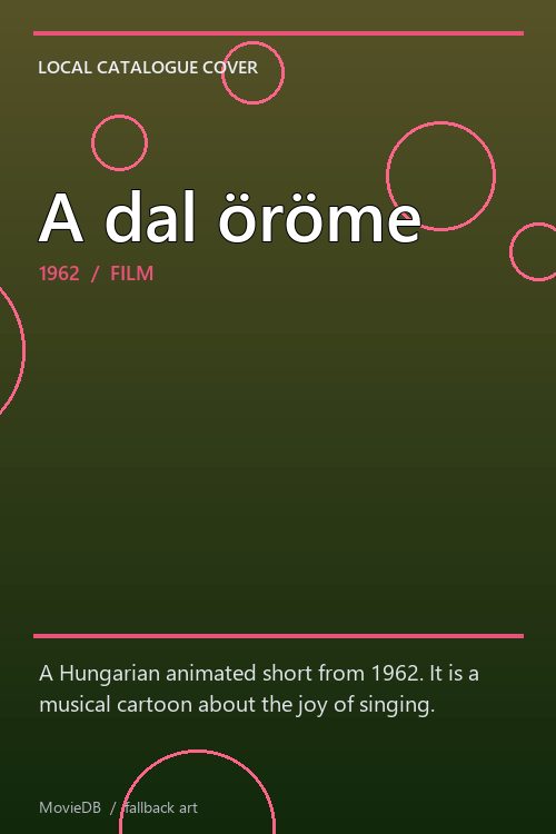 A dal öröme poster
