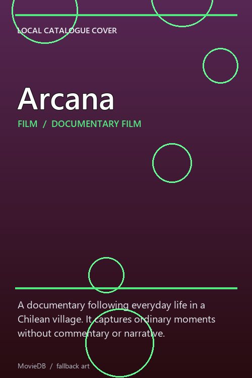 Arcana poster