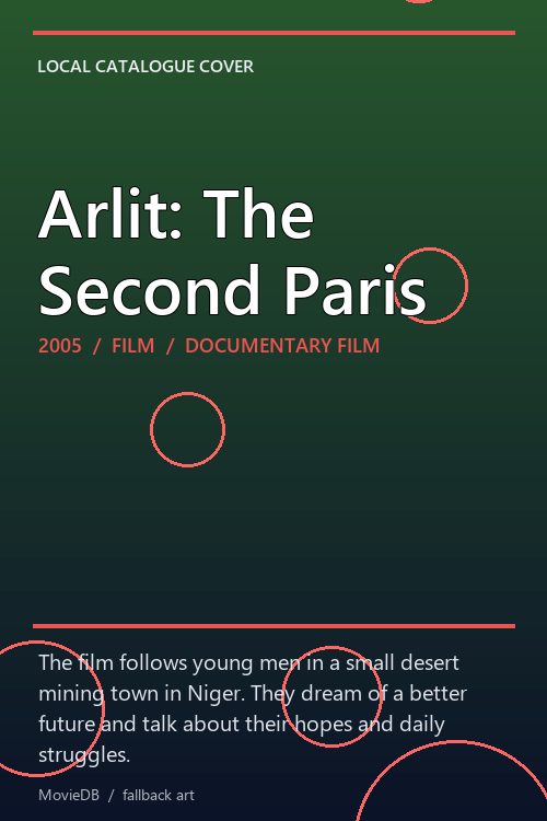 Arlit: The Second Paris poster