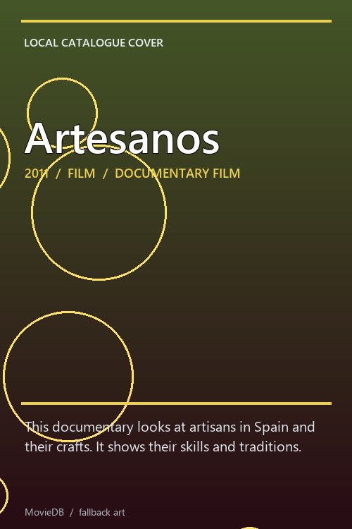 Artesanos poster
