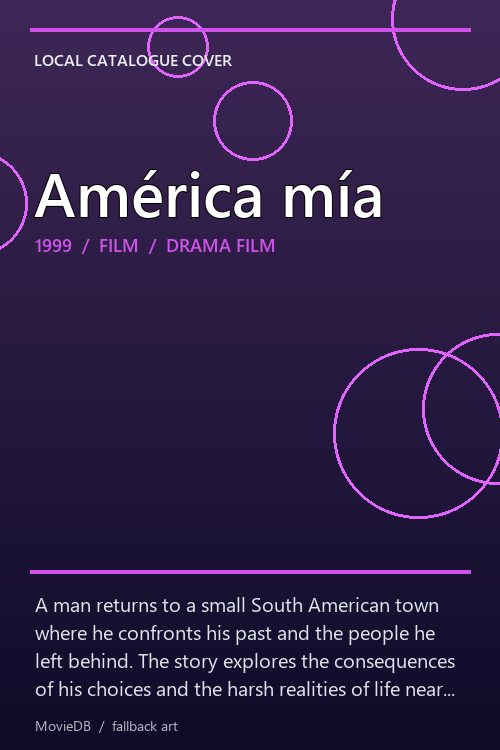 América mía poster