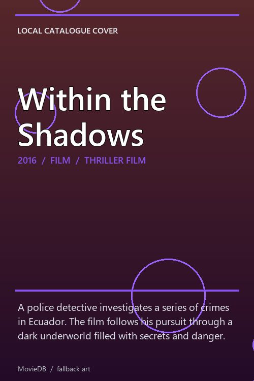 Within the Shadows poster