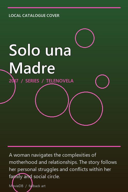 Solo una Madre poster