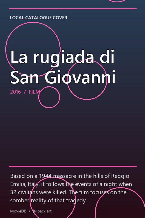 La rugiada di San Giovanni poster