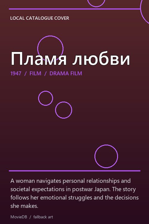 Пламя любви poster