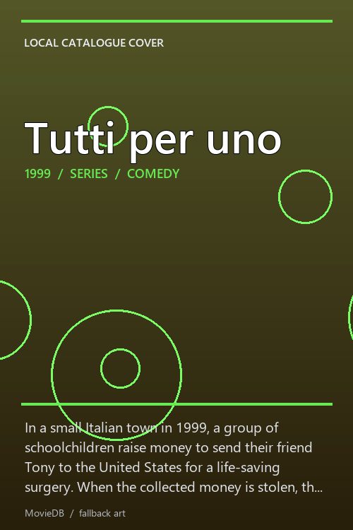 Tutti per uno poster