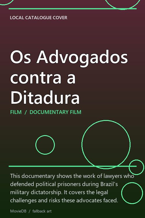 Os Advogados contra a Ditadura poster