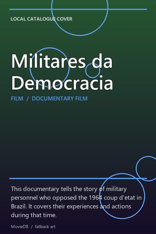Militares da Democracia poster