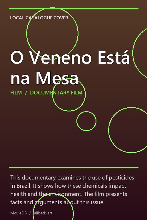 O Veneno Está na Mesa poster