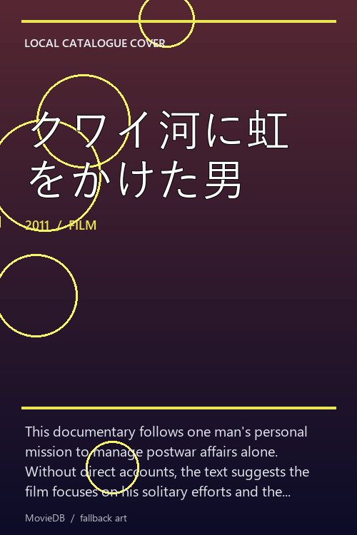 クワイ河に虹をかけた男 poster