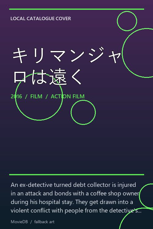 キリマンジャロは遠く poster