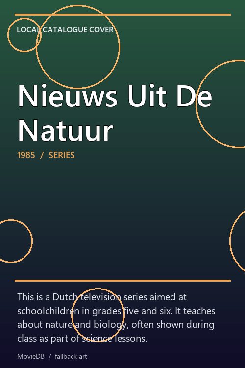 Nieuws Uit De Natuur poster